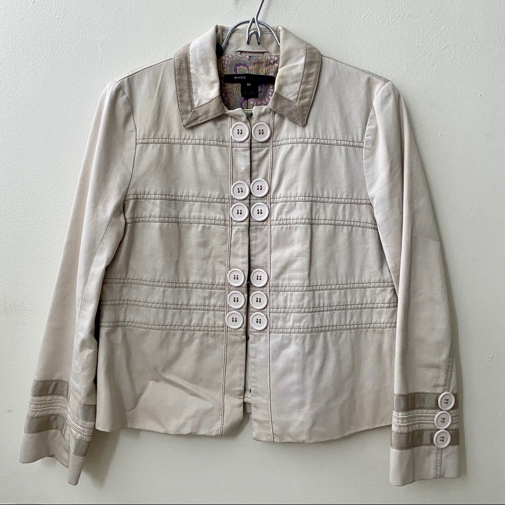 Marc Jacobs light beige jacket - 10 (M/L)